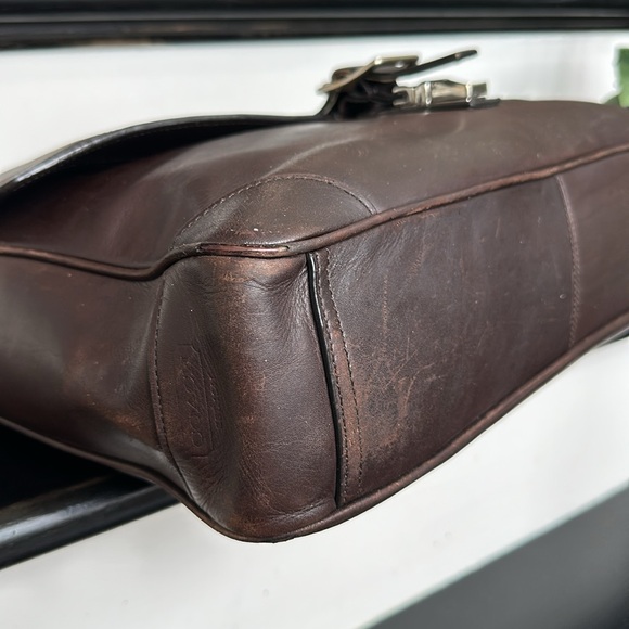 Coach vintage genuine leather briefcase # 70304 Transatlantic Flap Business - Picture 13 of 15
